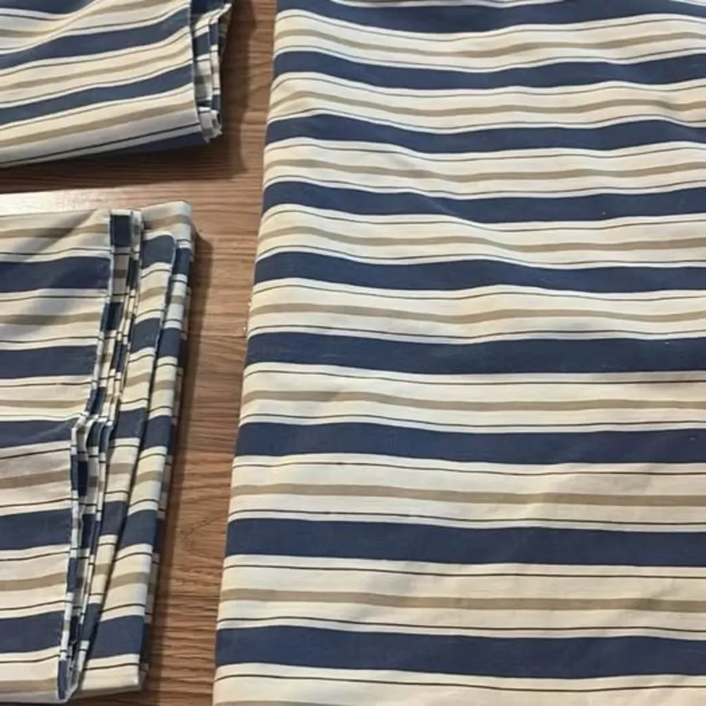 Dan River Striped Percale Sheet Set
